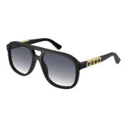 Black/Grey Shaded Sunglasses Gucci , Black , Unisex