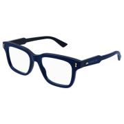 Blauwe Brillenmonturen Gucci , Blue , Unisex