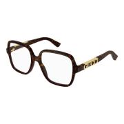 Dark Havana Eyewear Frames Gucci , Multicolor , Unisex