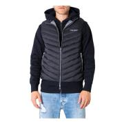 Mouwloze Zip-Up Jas met Zijzakken Armani Exchange , Black , Heren