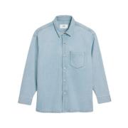 Denim Jackets Ami Paris , Blue , Heren