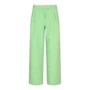 Wide Trousers Designers Remix , Green , Dames