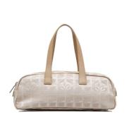 Pre-owned Canvas handbags Chanel Vintage , Beige , Dames