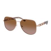 Rose Gold/Light Brown Sunglasses Chianti Michael Kors , Pink , Dames