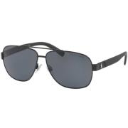 Zwart/Donkergrijs Zonnebril PH 3110 Ralph Lauren , Black , Heren