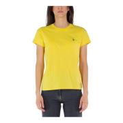 T-Shirts Ralph Lauren , Yellow , Dames