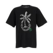 Zwarte T-shirts en Polos Regular Fit Dolce & Gabbana , Black , Heren