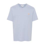 Clear Blue T-shirts en Polos met Chillax Fox Patch Maison Kitsuné , Bl...