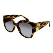 Havana/Grey Shaded Sunglasses Gucci , Brown , Dames