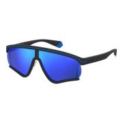 Black Blue/Blue Sunglasses Polaroid , Black , Unisex