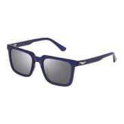 Ocean Blue/Silver Sunglasses Splf17 Police , Blue , Unisex