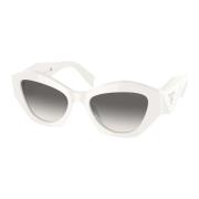 Sunglasses Prada , White , Dames