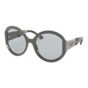 Monochrome Sunglasses Grey/Light Grey Prada , Gray , Dames