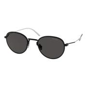 Matte Black/Grey Sunglasses Prada , Multicolor , Heren