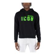 Icon Blur Cool Hoodie Dsquared2 , Black , Heren