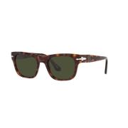 Havana/Green Sunglasses Persol , Brown , Unisex