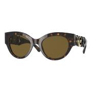 Havana/Brown Sunglasses Versace , Brown , Dames