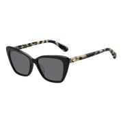 Black/Grey Lucca Sunglasses Kate Spade , Black , Dames