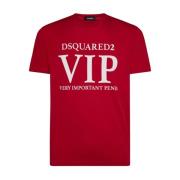 T-Shirts Dsquared2 , Red , Heren