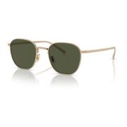 Gouden Aviator Zonnebril Oliver Peoples , Yellow , Unisex