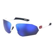 Matte White/Blue Multilayer Sunglasses Under Armour , White , Unisex