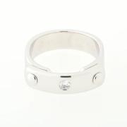 Pre-owned White Gold rings Hermès Vintage , Gray , Dames