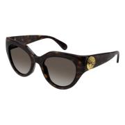 Havana/Brown Shaded Sunglasses Gucci , Brown , Dames