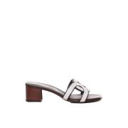 Heeled Mules Tod's , White , Dames