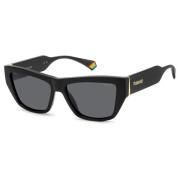 Black/Grey Sunglasses Polaroid , Black , Dames