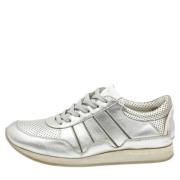Pre-owned Leather sneakers Dolce & Gabbana Pre-owned , Gray , Dames