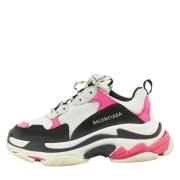 Pre-owned Leather sneakers Balenciaga Vintage , Pink , Dames