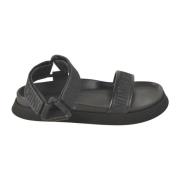 Flat Sandals Moschino , Black , Heren