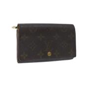 Pre-owned Canvas wallets Louis Vuitton Vintage , Brown , Dames