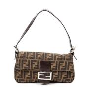 Pre-owned Canvas fendi-bags Fendi Vintage , Brown , Dames