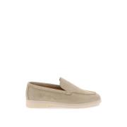 Suede Leather Lyn Moccas Loafers Church's , Beige , Dames