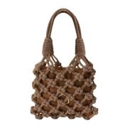 Lola Tas met Kristallen Hibourama , Brown , Dames