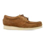Laced Shoes Clarks , Brown , Heren