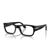 Zwarte Brillenmonturen PO 3324V Zonnebril Persol , Black , Unisex