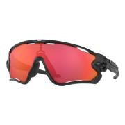 Matte Black Sunglasses with Prizm Trail Torch Oakley , Black , Heren