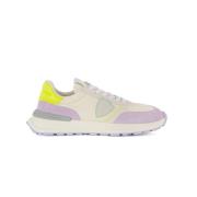 Nylon Sneakers met Suède en Leren Details Philippe Model , Yellow , He...