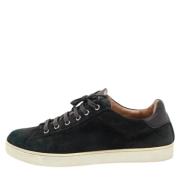 Pre-owned Suede sneakers Gianvito Rossi Pre-owned , Black , Dames