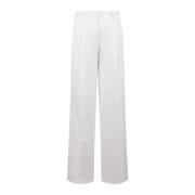 Wide Trousers N21 , White , Dames