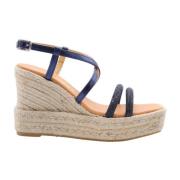 Stijlvolle Wedge Sandalen Maypol , Blue , Dames