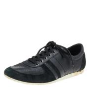 Pre-owned Leather sneakers Dolce & Gabbana Pre-owned , Black , Dames