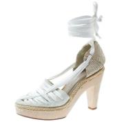Pre-owned Canvas sandals Stella McCartney Pre-owned , White , Dames