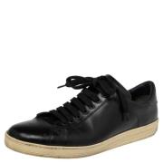 Pre-owned Leather sneakers Tom Ford Pre-owned , Black , Dames
