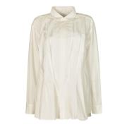 Witte Overhemden Sacai , White , Dames