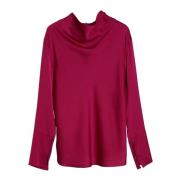 Ayumi zijden blouse Ahlvar Gallery , Pink , Dames