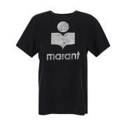 Katoenen Zewel T-Shirt Isabel Marant Étoile , Black , Dames