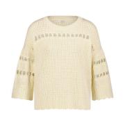 Rosalie Knit Pullover Circle of Trust , Beige , Dames
